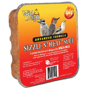 Sizzle N Heat Suet 11.8oz Wild Delight, sizzle n heat suet